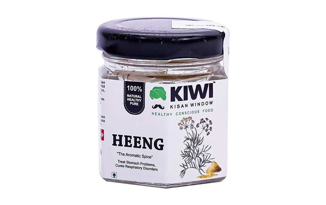 Kiwi Kisan Window Heeng    Glass Jar  15 grams